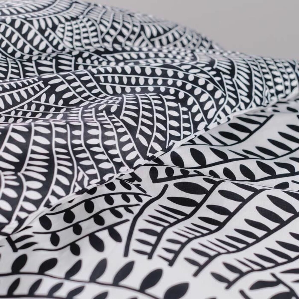 Parure de couette TODAY Blanc Noir 260 x 240 cm